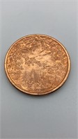 1oz copper round