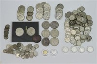 ESTATE GROUP OF US SILVER COINS