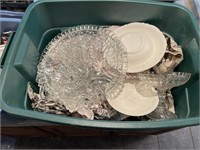 Assorted Dishes, Glassware, Cups