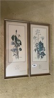 2 floral prints
