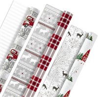 new Hallmark Holiday Reversible Wrapping Paper