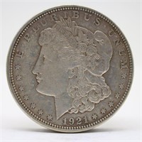 1921-D Morgan Silver Dollar - XF