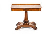 19TH C ROSEWOOD CONSOLE TABLE