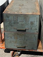 2 Metal Storage Drawers for Garage or Tools