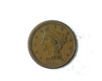1856 Cent XF