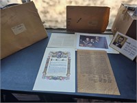 Lot of Epherma Gettysburg USA Documents