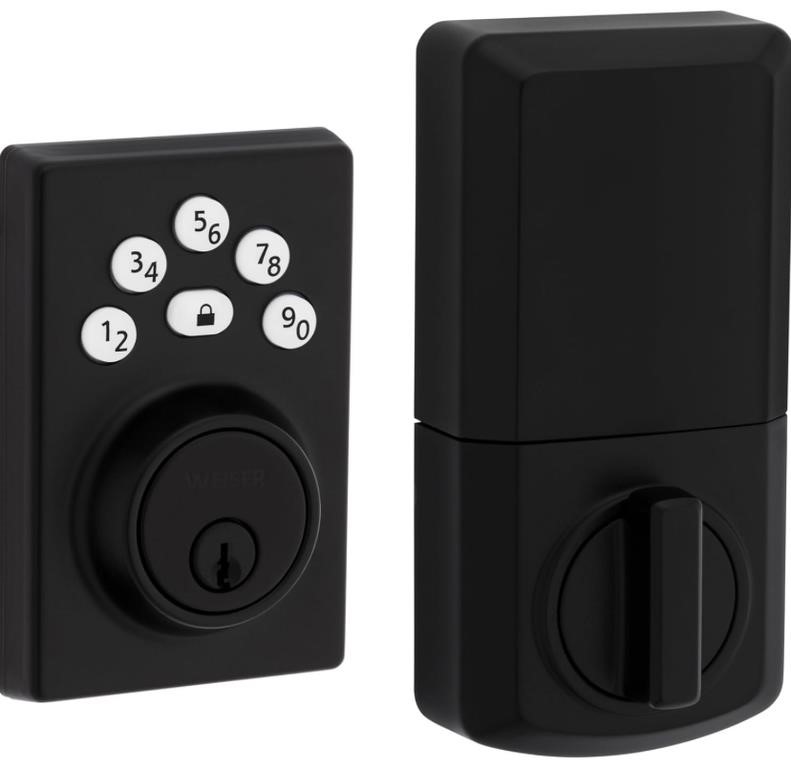 WEISER ELEMENTS, ELECTRONIC KEYPAD DEADBOLT LOCK