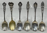 Victorian Sterling Silver Fancy Spoons