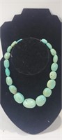 Turquoise Graduated Stones Necklace