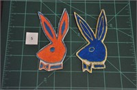 Playboy Bunny Orange & Blue Military Patch Vietnam