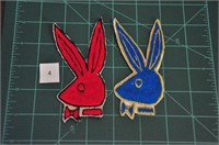 Playboy Bunny - Red & Blue Military Patch Vietnam