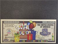 Happy birthday Novelty Banknote
