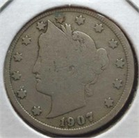 1907 Liberty Head V. Nickel