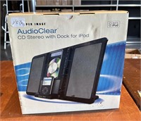 Sharper Image CD stereo w/ dock iPod untested