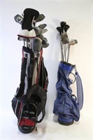 TWO BAGS 41 GOLF CLUBS