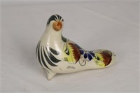 HANDPAINTED PIGEON FIGURINE FROM MEXICO