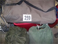 (2) Sleeping Bags & a Camping Cot