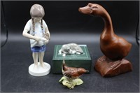 Copagen, Lladro, Beswick porcelain figurines