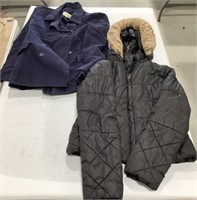 2 coats sizes medium & large