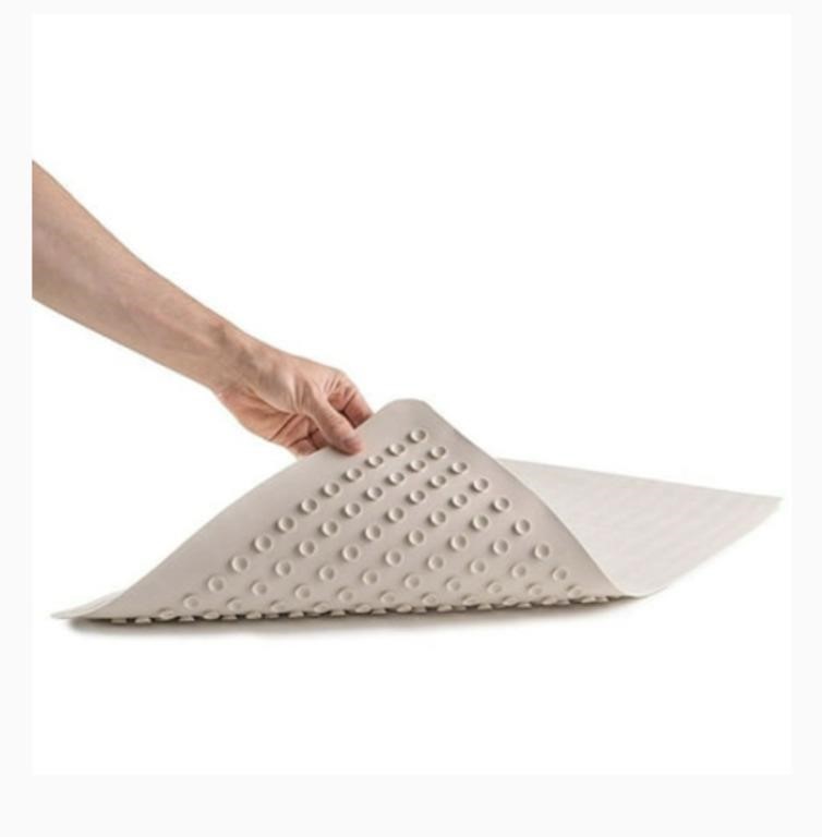 Anti-Slip Bath Mat 16 x 28 Natural Rubber