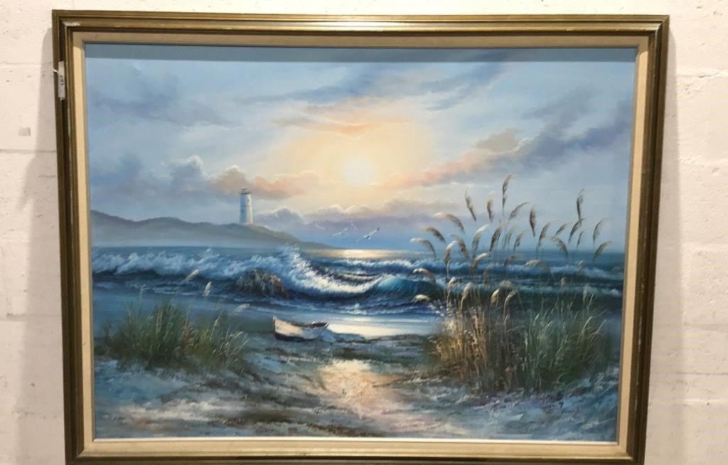 Signed Painting by L. Frank M