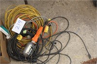 EXTENSION CORDS, TROUBLE LIGHT