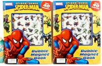 2 Bubble Magnet Books SPIDER-MAN, neuf