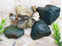 MIXED LOT ROCK STONE LAPIDARY SPECIMEN