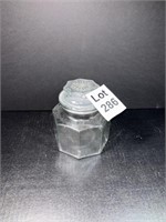 Glass Jar With Glass Top