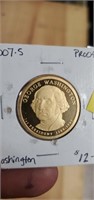 2007 Washington dollar proof coin