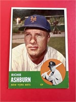1963 Topps Richie Ashburn Card #135