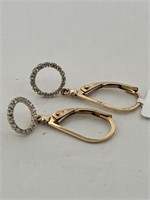 10KT Yellow Gold Woman's Earrings