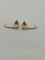 14KT Yellow Gold Woman's Earrings