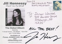 Crossing Jordan Jill Hennessy signed promo postcar