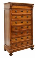 LOUIS PHILIPPE TALL SEVEN-DRAWER CHEST