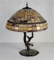 Tiffany Style Birds In Tree Table Lamp