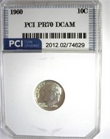 1960 Dime PR70 DCAM LISTS $575 IN 69DC