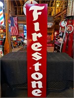 6ft x 15” Thick Metal Firestone Sign