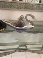 Marano style art glass swan #23