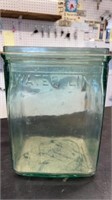 Antique Wet cell battery glass jar KXG 13