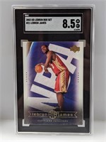 Lebron James Rookie 2003 UD Box Set #21 SGC 8.5