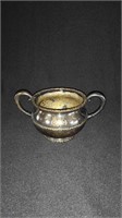 Silver Soldered Suger bown, With 2 handles