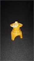 Tan/Yellow Porcalin incense Holder