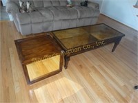 Coffee table 20 x 45 x 16 & end stand 18 x18 x 16