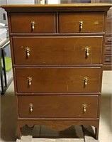 William and Mary style tall chest