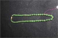 Small Jade beaded Necklace