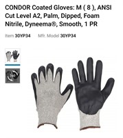 $34.80 CONDOR Coated Gloves, 12 Pairs AZ3