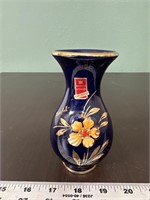 Vintage Halbach Geschenke Kobald 20 K gold vase