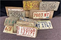 Vintage License Plate Collection