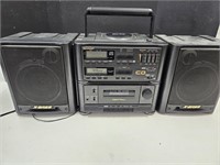 Sharp CD Cassette Stereo All Works